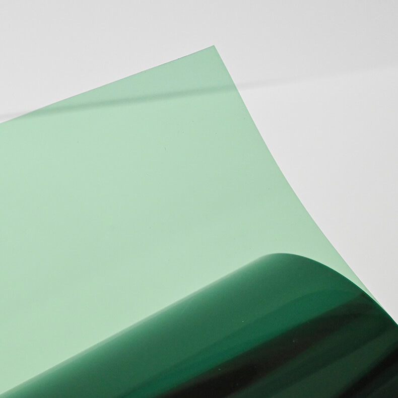 Colore verde Bopet Pet Mylar Poliestere Verde Film