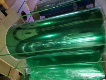 Produttore Fornitore Cina Prezzo Rotolo di pellicola in poliestere Mylar per animali domestici verde