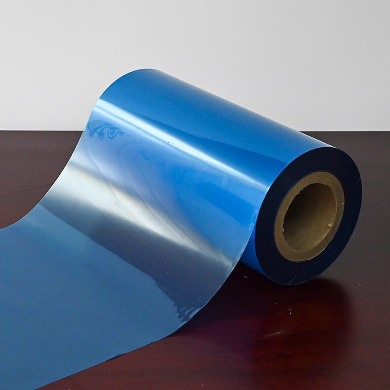 Etichetta colore blu Bopet Blue Sheet Film