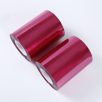 MOQ 1 Colore rosso Bopet Mylar Pet Red Sheet Red Transparency Film